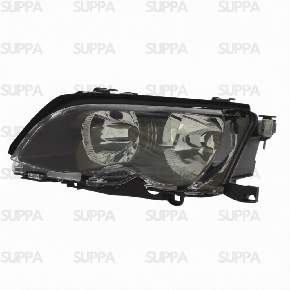 BMW 3 SERIES 2001-2004 HEADLAMP BLACK LEFT 63126910959 63126910955 63127165769