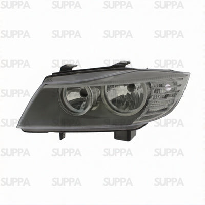 BMW 3 SERIES 2008-2011 HEADLAMP BLACK LEFT 63117202573 63117202575