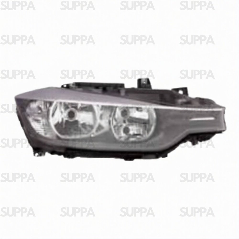 BMW 3 SERIES 2012-2015 HEADLAMP BLACK RIGHT 63117259524 63117259540 63117293050
