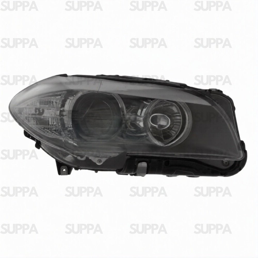 BMW 5 SERIES 2010-2014 HEADLAMP LED DRL BLACK RIGHT 63117203242
