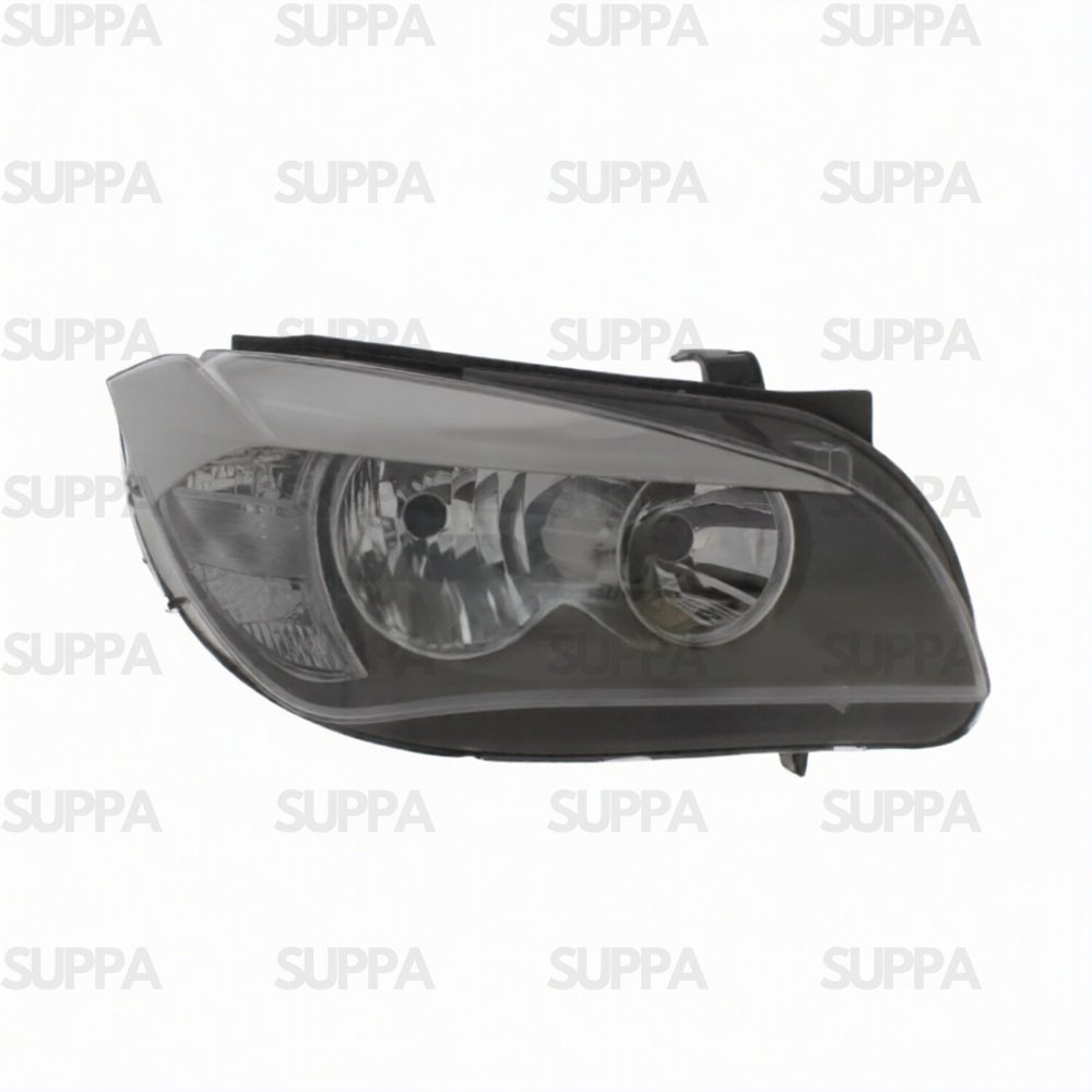 BMW X1 2009-2012 HEADLAMP BLACK RIGHT 63112990004
