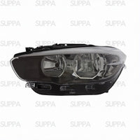 BMW 1 SERIES 2015-2019 HEADLAMP LED DRL BLACK LEFT 63117358393 7358393