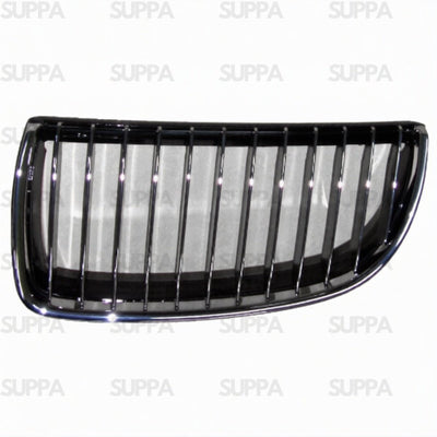 BMW 3 SERIES 2005-2008 FRONT GRILLE CHROME LEFT 51137120009