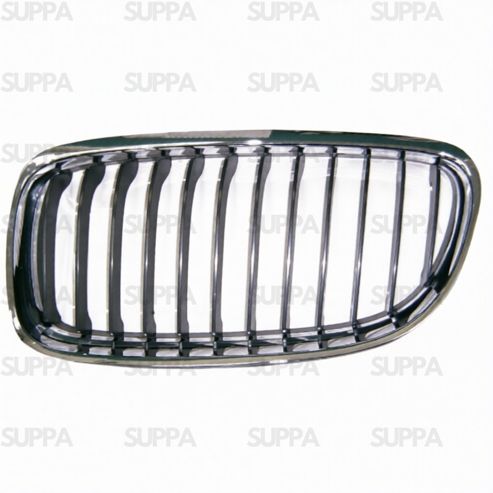 BMW 3 SERIES 2009-2011 FRONT GRILLE CHROME SURROUND WITH BLACK SLATS LEFT 51137201967
