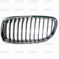 BMW 3 SERIES 2009-2011 FRONT GRILLE CHROME SURROUND WITH BLACK SLATS LEFT 51137201967