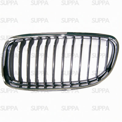 BMW 3 SERIES 2009-2011 FRONT GRILLE CHROME SURROUND WITH BLACK SLATS LEFT 51137201967