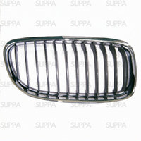 BMW 3 SERIES 2009-2011 FRONT GRILLE CHROME SURROUND WITH BLACK SLATS RIGHT 51137201968