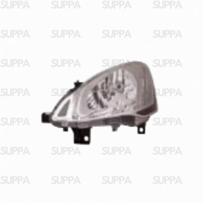 PEUGEOT PARTNER 2015-2018 HEADLAMP BLACK CHROME LEFT 9677201880 9806306480