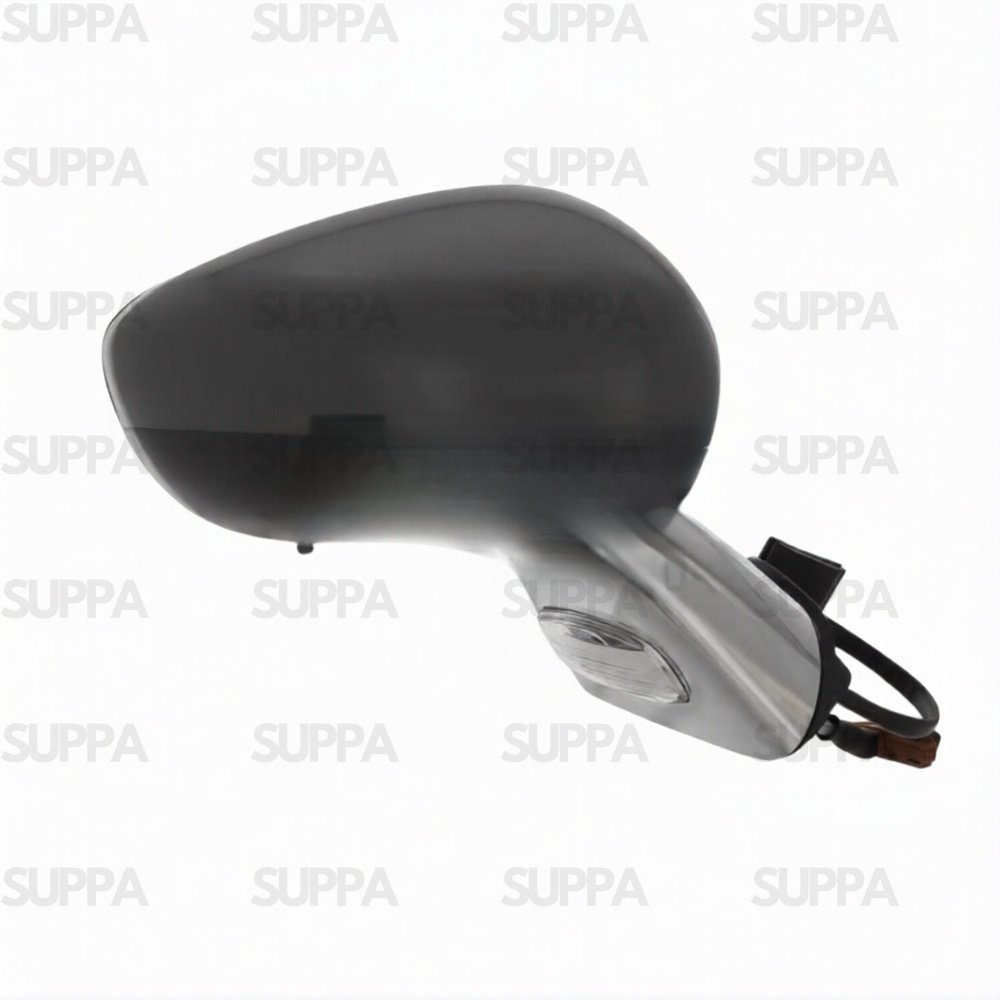 CITROEN C3 2010-2016 DOOR MIRROR ELECTRIC NON-HEATEDED CHROME ARM PRIMED COVER TEMPERATURE SENSOR RIGHT SIDE