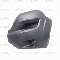 PEUGEOT BOXER / RELAY / DUCATO 2014> FRONT BUMPER END MAT DARK GRAY WITHOUT FOG LAMP HOLE LEFT 735589786