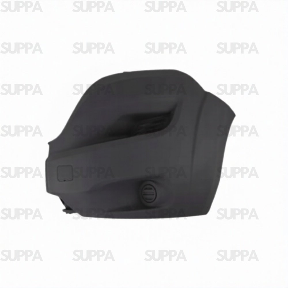 PEUGEOT BOXER / RELAY / DUCATO 2014> FRONT BUMPER END MAT DARK GRAY WITH FOG LAMP HOLE LEFT 71775724