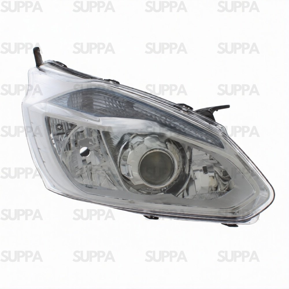 FORD TRANSIT CUSTOM 2012-2018 HEADLAMP BLACK CHROME PROJECTOR RIGHT 1866439 1866441