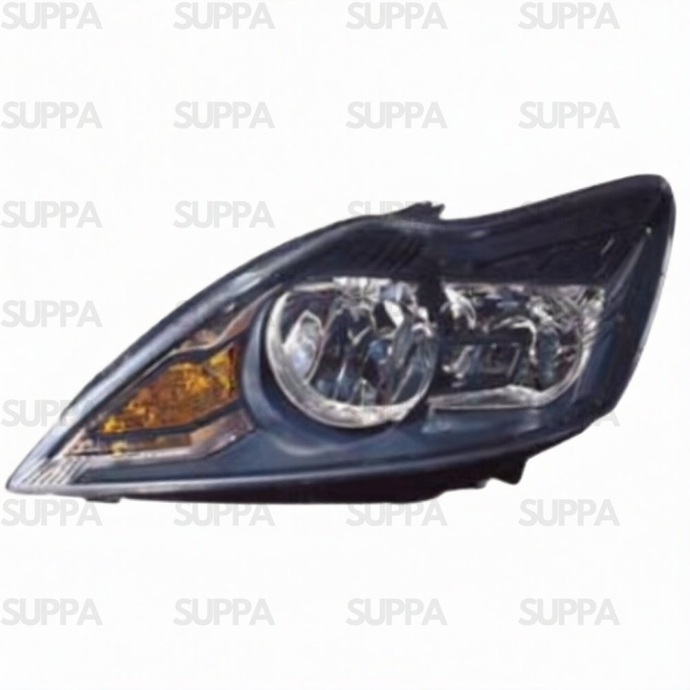 FORD FOCUS 2008-2010 HEADLAMP BLACK LEFT 1754447 1521197 1521199 1568273 1679661 1734678 1744974 1744979 1754446
