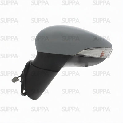 FORD B MAX 2012-2017 DOOR MIRROR ELECTRIC HEATED POWER FOLD WITH INDICATOR PRIMED (8 PIN) LEFT SIDE
