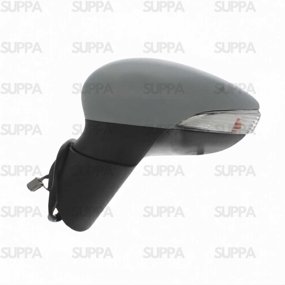 FORD B MAX 2012-2017 DOOR MIRROR ELECTRIC HEATED POWER FOLD WITH INDICATOR PRIMED (8 PIN) LEFT SIDE