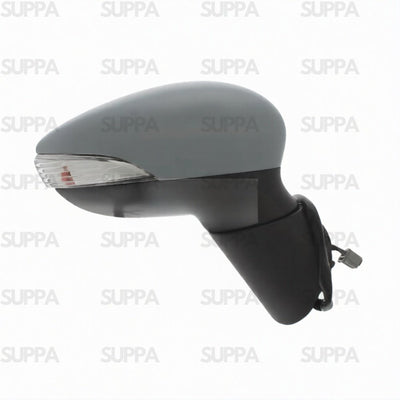 FORD B MAX 2012-2017 DOOR MIRROR ELECTRIC HEATED POWER FOLD WITH INDICATOR PRIMED (8 PIN) RIGHT SIDE