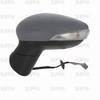 FORD FIESTA 2008-2012 DOOR MIRROR ELECTRIC HEATED POWER FOLD PRIMED WITH INDICATOR 8 PIN PLUG LEFT SIDE