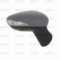 FORD FIESTA 2008-2012 DOOR MIRROR ELECTRIC HEATED PRIMED WITH INDICATOR 6 PIN 8 HOLE PLUG RIGHT SIDE