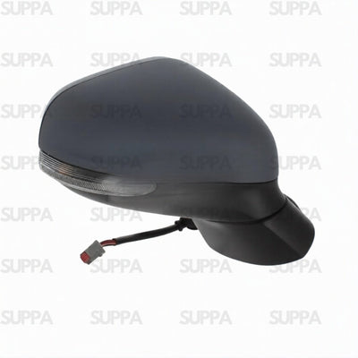 FORD FIESTA 2017> DOOR MIRROR ELECTRIC HEATED POWER FOLD WITH INDICATOR PUDDLE LAMP PRIMED RIGHT SIDE