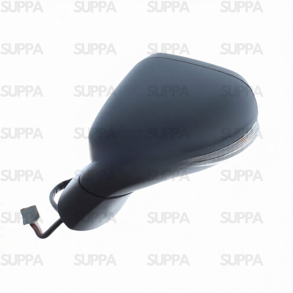 FORD FIESTA 2017> DOOR MIRROR ELECTRIC HEATED POWER FOLD WITH INDICATOR PUDDLE LAMP BLIND SPOT PRIMED LEFT SIDE