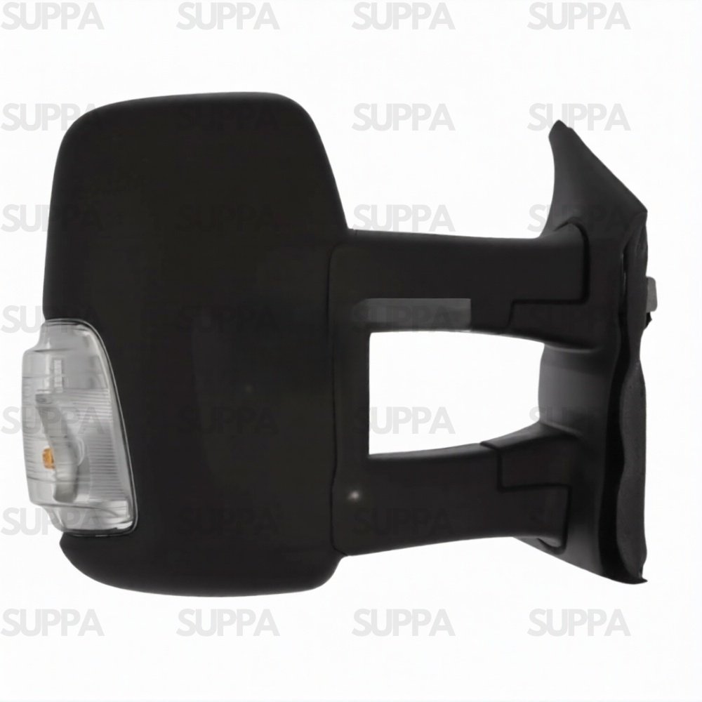 FORD TRANSIT 2019> DOOR MIRROR LONG ARM ELECTRIC HEATED WITH INDICATOR BLACK CONV RIGHT SIDE