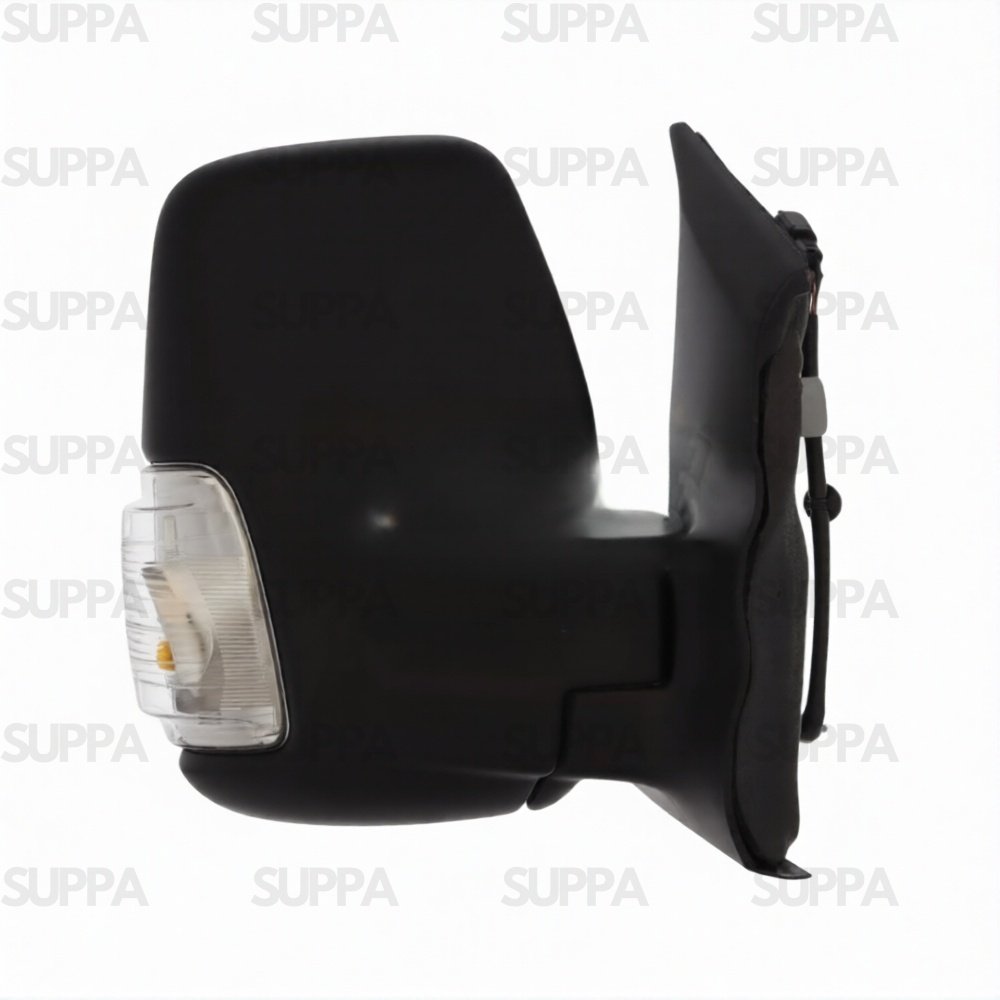 FORD TRANSIT 2019> DOOR MIRROR DOOR MIRROR SHORT ARM ELECTRIC HEATED POWER FOLD WITH CLEAR INDICATOR (16W) BLACK RIGHT SIDE