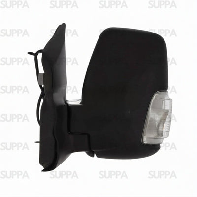 FORD TRANSIT 2019> DOOR MIRROR DOOR MIRROR SHORT ARM ELECTRIC HEATED WITH CLEAR INDICATOR (16W BULB) BLACK LEFT SIDE