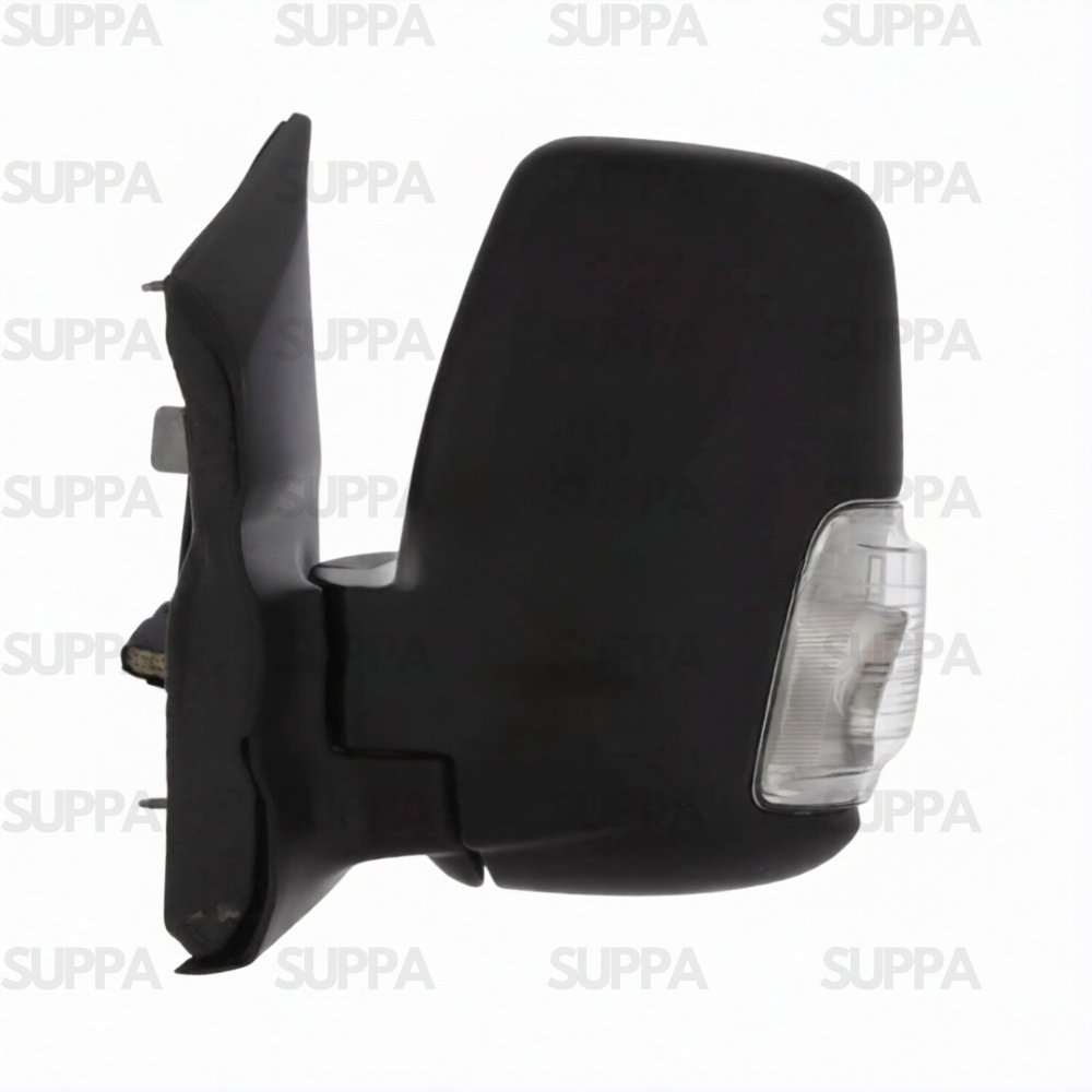 FORD TRANSIT 2019> DOOR MIRROR DOOR MIRROR LONG ARM MANUAL CLEAR INDICATOR BLACK LEFT SIDE