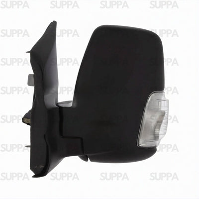 FORD TRANSIT 2019> DOOR MIRROR DOOR MIRROR LONG ARM MANUAL CLEAR INDICATOR BLACK LEFT SIDE
