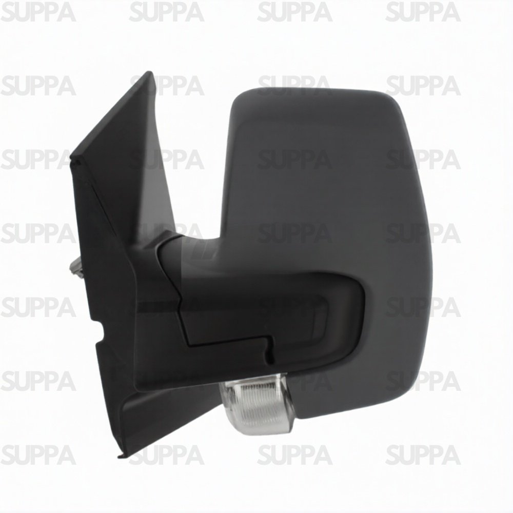 FORD TRANSIT CUSTOM 2018> DOOR MIRROR DOOR MIRROR SHORT ARM MAN CLEAR INDICATOR BLACK RIGHT SIDE