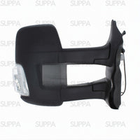 FORD TRANSIT 2014-2019 DOOR MIRROR LONG ARM MANUAL CLEAR INDICATOR BLACK RIGHT SIDE