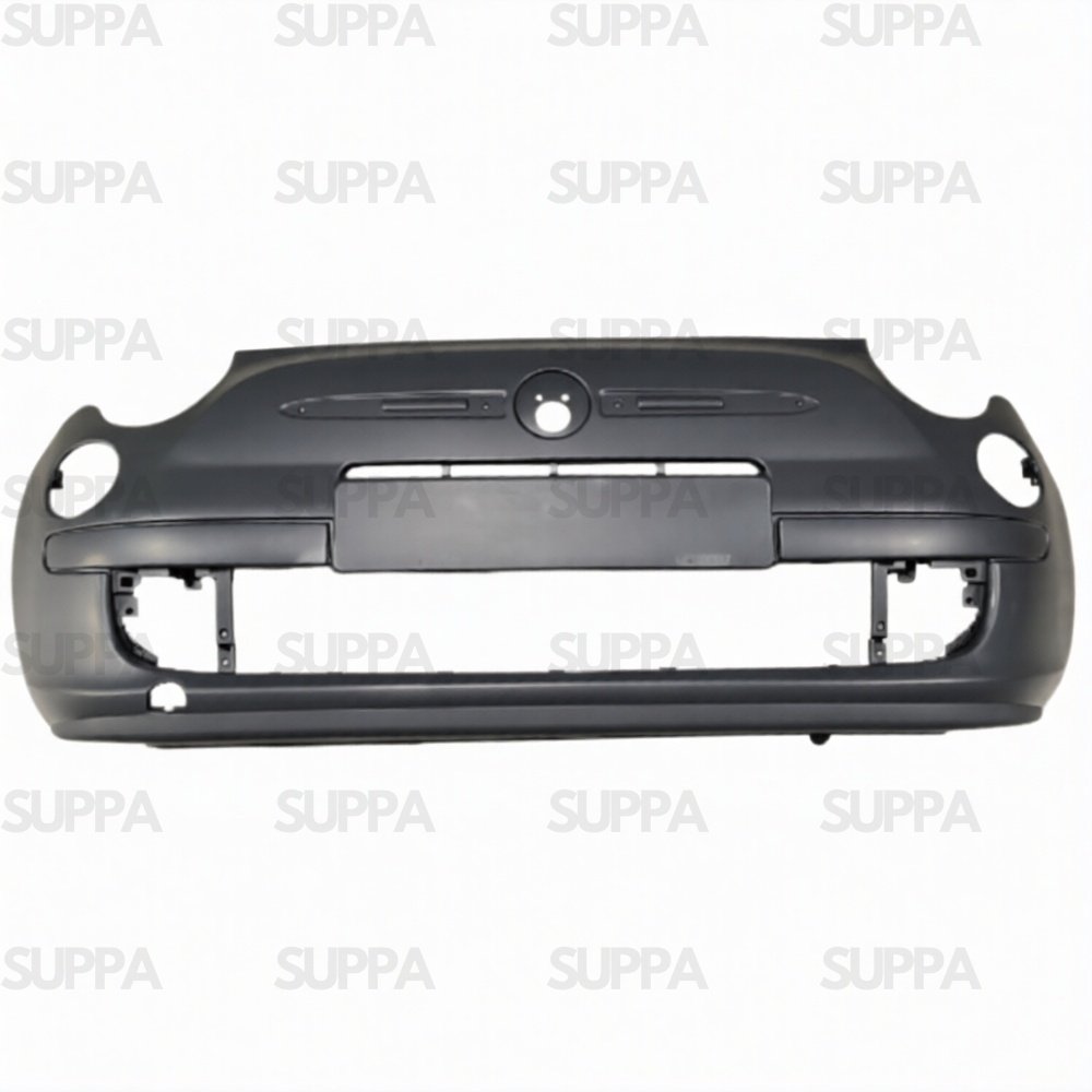 FIAT 500 2007-2015 FRONT BUMPER WITHOUT MOULDING HOLE 735456792