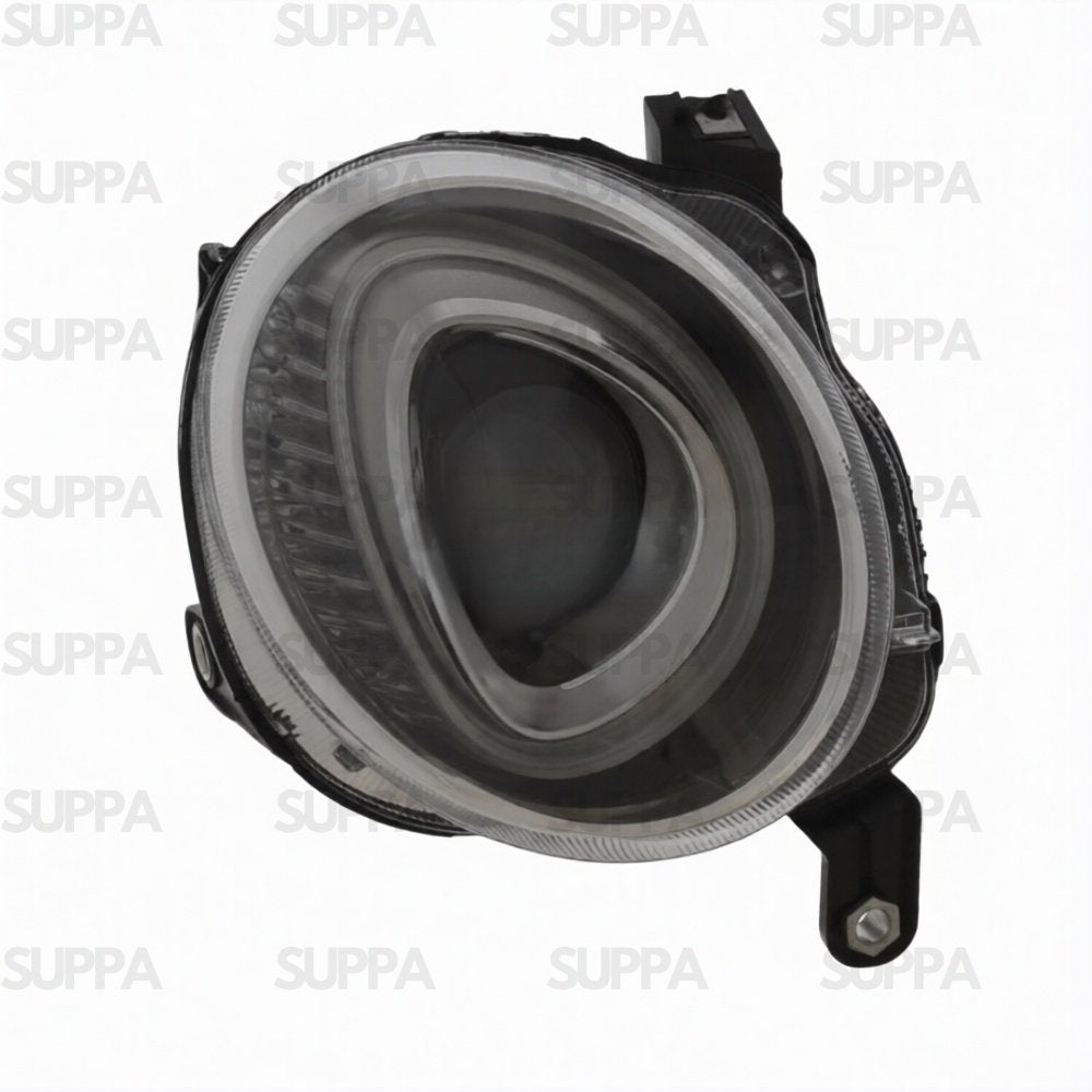 FIAT 500 2015> HEADLAMP BLACK LEFT 52007421 52088876 52129444