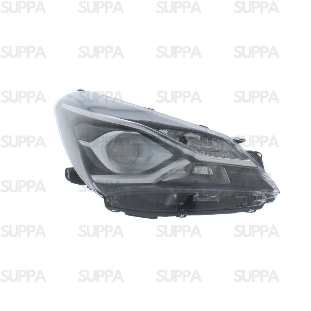 TOYOTA YARIS 2017-2020 HEADLAMP BLACK LEFT