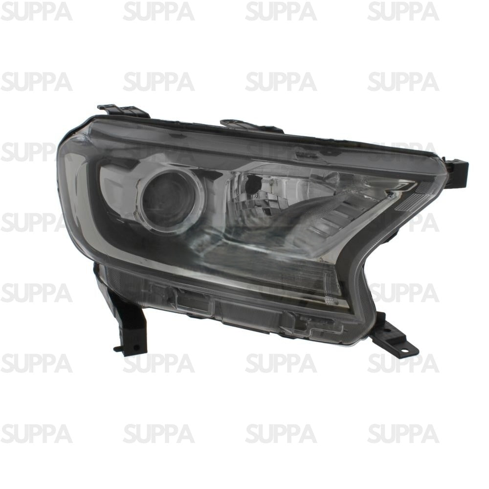 FORD RANGER 2012-2016 HEADLAMP BLACK LEFT SIDE