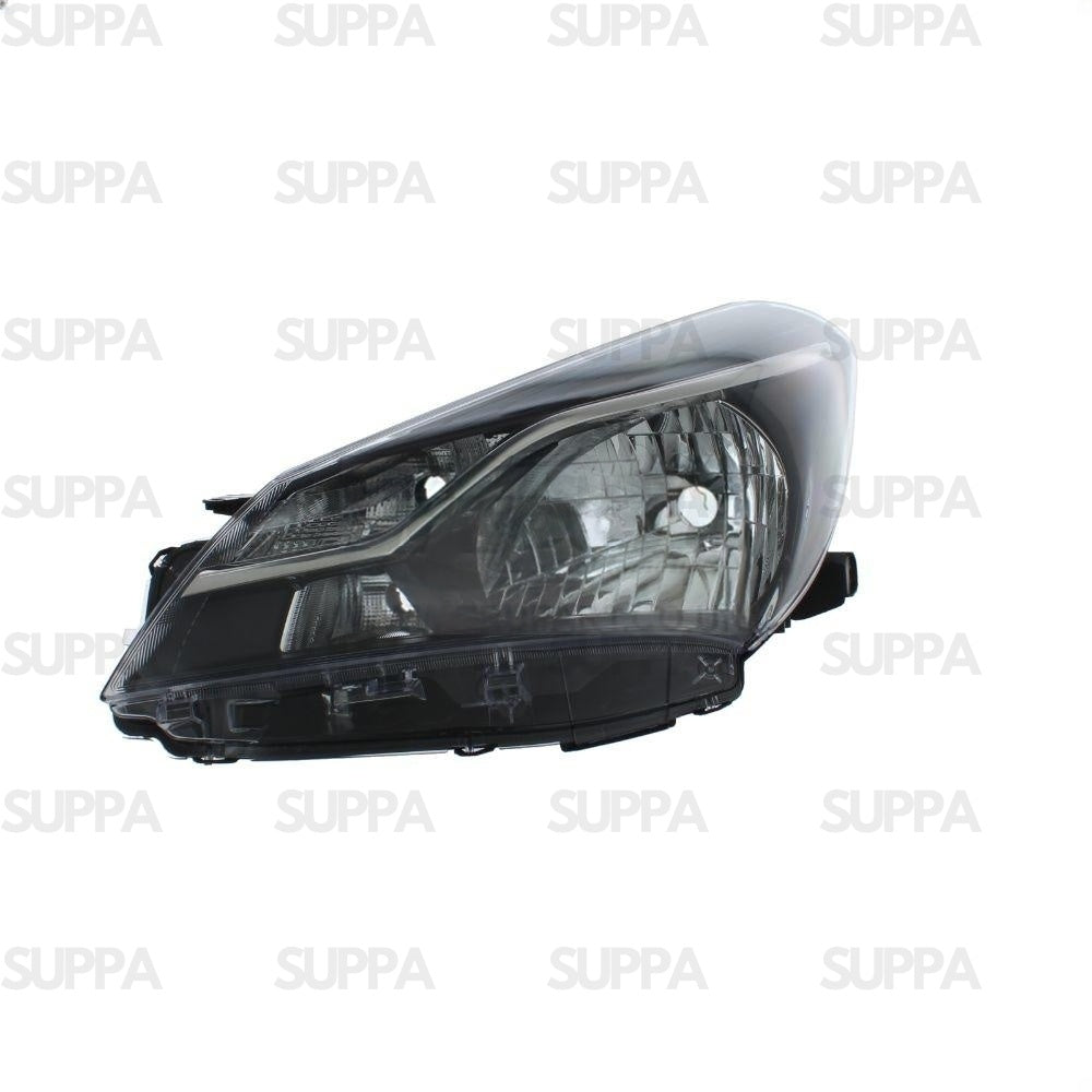 TOYOTA YARIS 2017-2020 HEADLAMP BLACK RIGHT