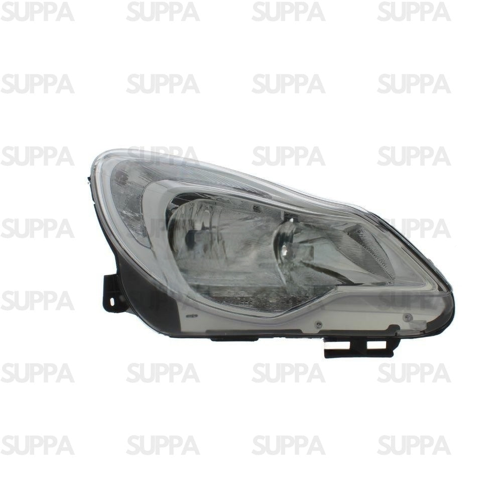 VAUXHALL CORSA 2011-2014 HEADLAMP BLACK LEFT 1216646 13446799 95510691 95515469