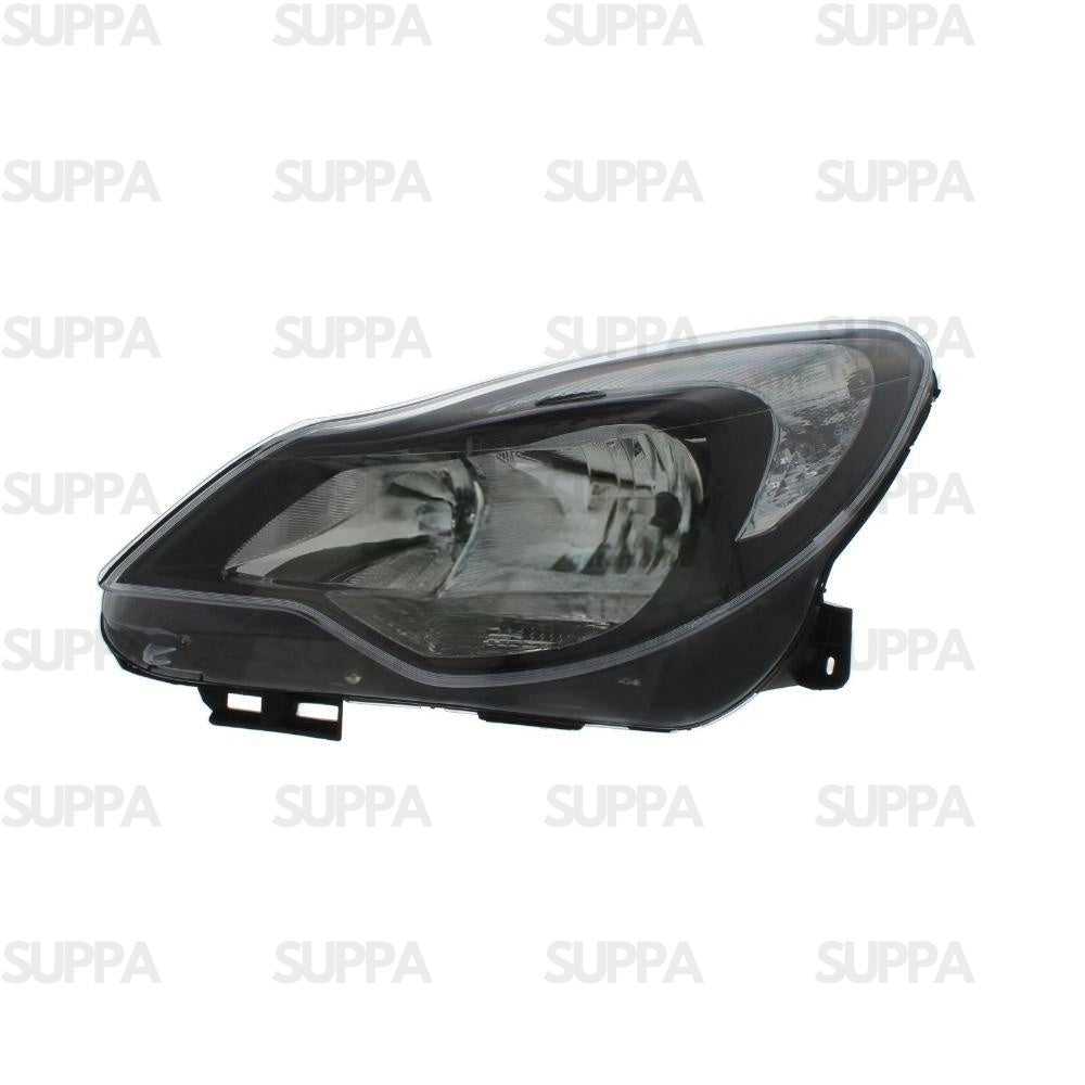 VAUXHALL CORSA 2011-2014 HEADLAMP BLACK RIGHT 1216645 13446800 95510690 95515398