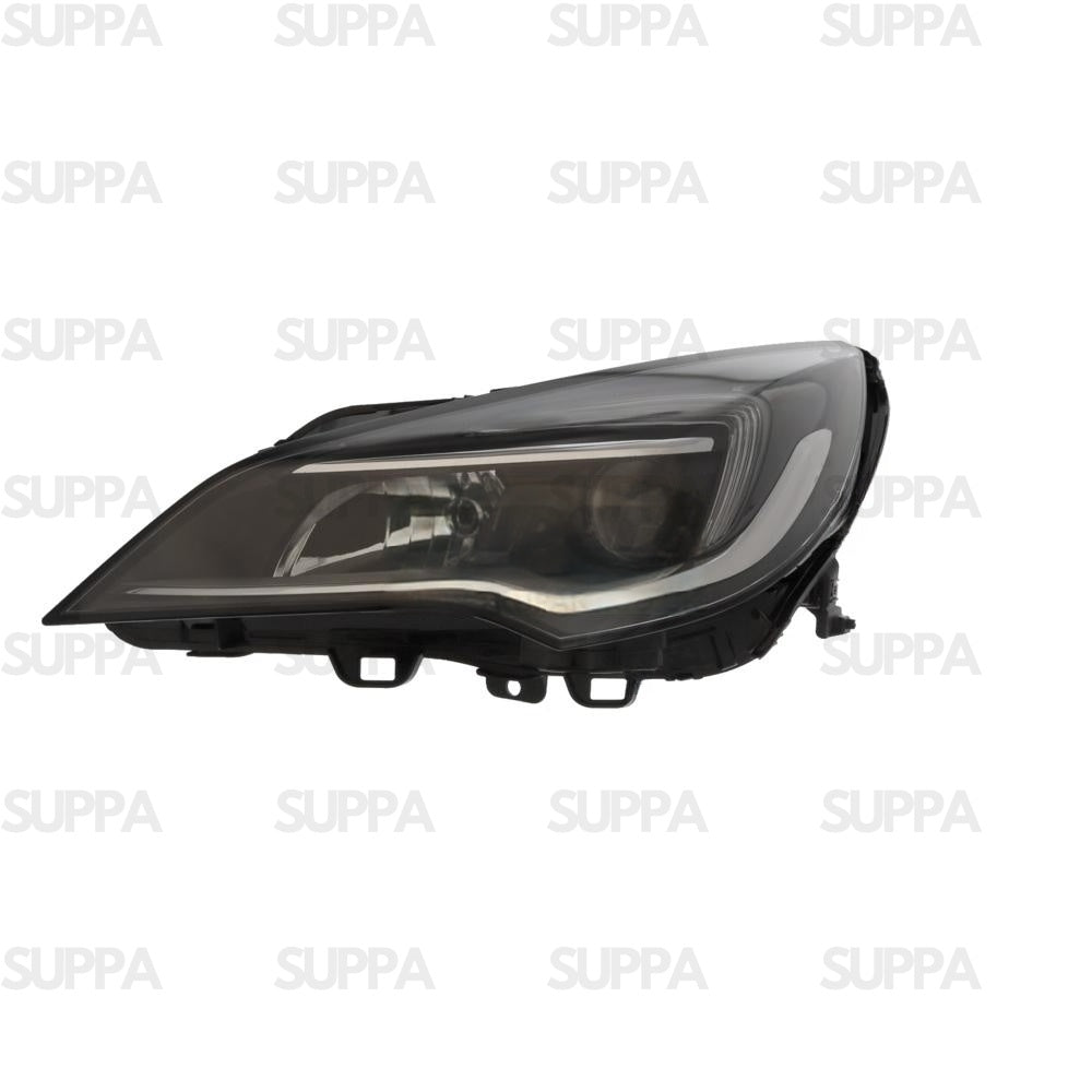 VAUXHALL ASTRA 2015-2019 HEADLAMP BLACK LED DRL RIGHT 39081895