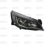 VAUXHALL ASTRA 2012-2014 HEADLAMP BLACK LED DRL LEFT 1216730 13371601