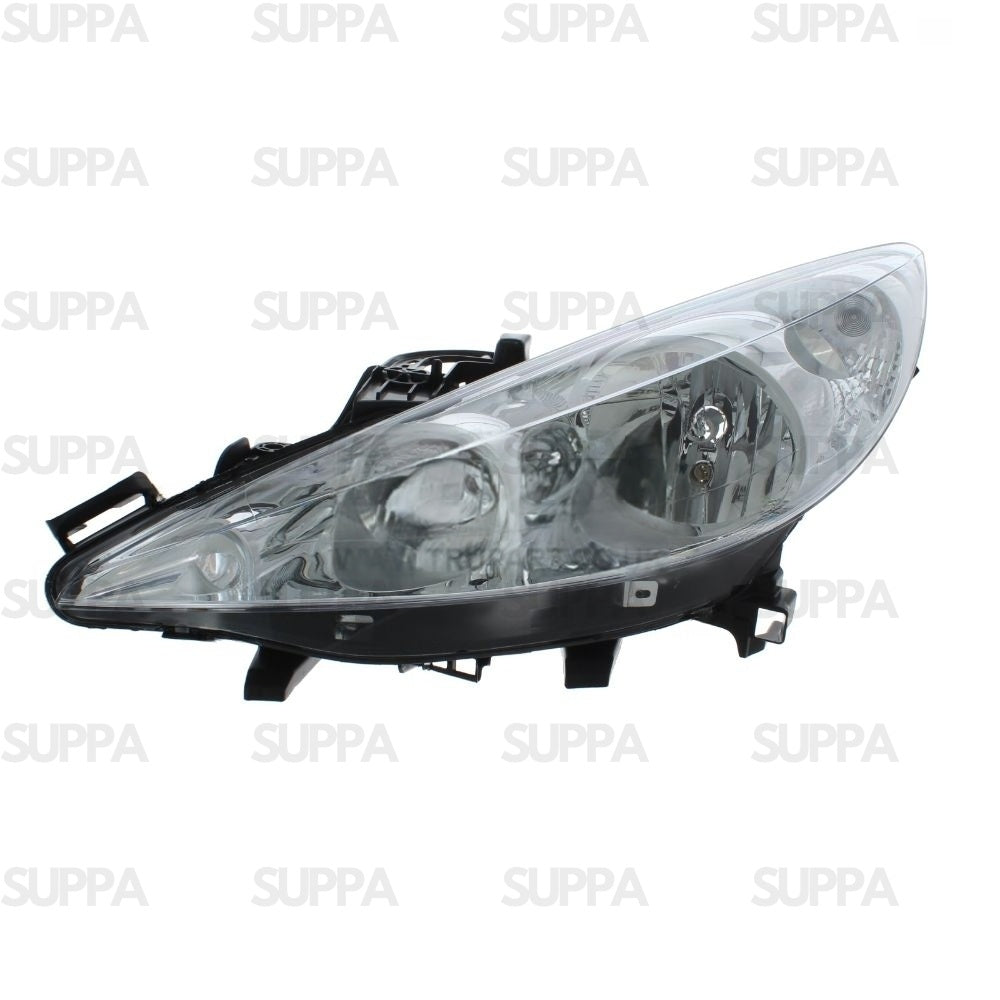 PEUGEOT 207 2006-2013 HEADLAMP CHROME RIGHT 620697