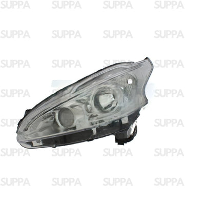 PEUGEOT 208 2012-2015 HEADLAMP CHROME LED DRL RIGHT 9802221780