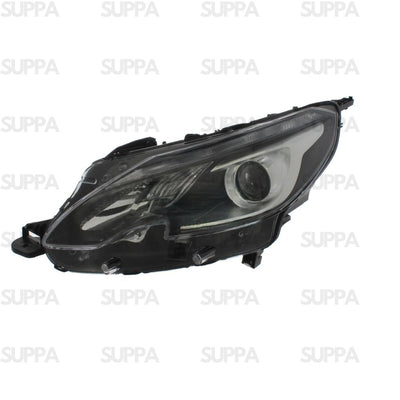 PEUGEOT 2008 2016-2019 HEADLAMP BLACK LED DRL RIGHT