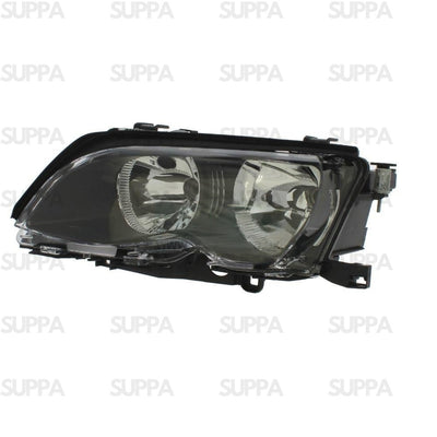 BMW 3 SERIES 2001-2004 HEADLAMP BLACK RIGHT 63126910960 63126910956 63127165770 6312716584