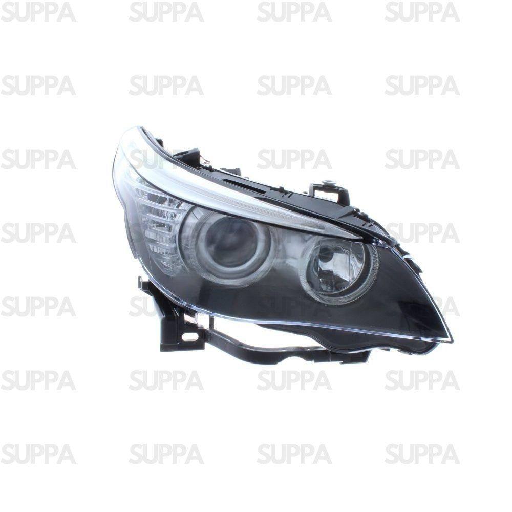 BMW 5 SERIES 2010-2014 HEADLAMP LED DRL BLACK LEFT 63117203241
