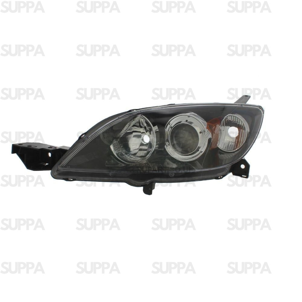 MAZDA 3 2004-2009 HEADLAMP BLACK RIGHT BN8V510K0C BP5E510K0F BN8V510K0A BN8V510K0D BN8V510K0E