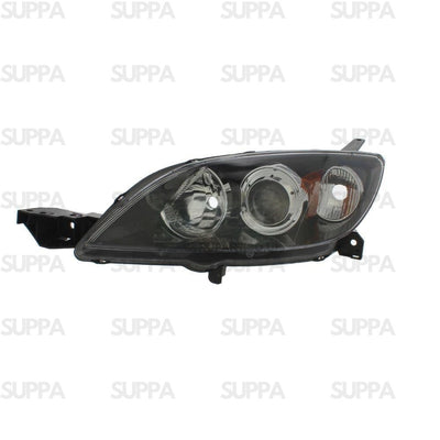 MAZDA 3 2004-2009 HEADLAMP BLACK RIGHT BN8V510K0C BP5E510K0F BN8V510K0A BN8V510K0D BN8V510K0E