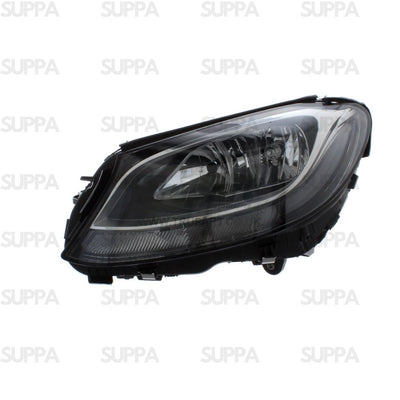 MERCEDES C CLASS 2014-2018 HEADLAMP BLACK LED DRL RIGHT A2058200861 A2059066802