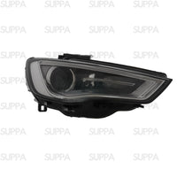 AUDI A3 2013-2016 HEADLAMP BLACK LEFT 8V0941003A