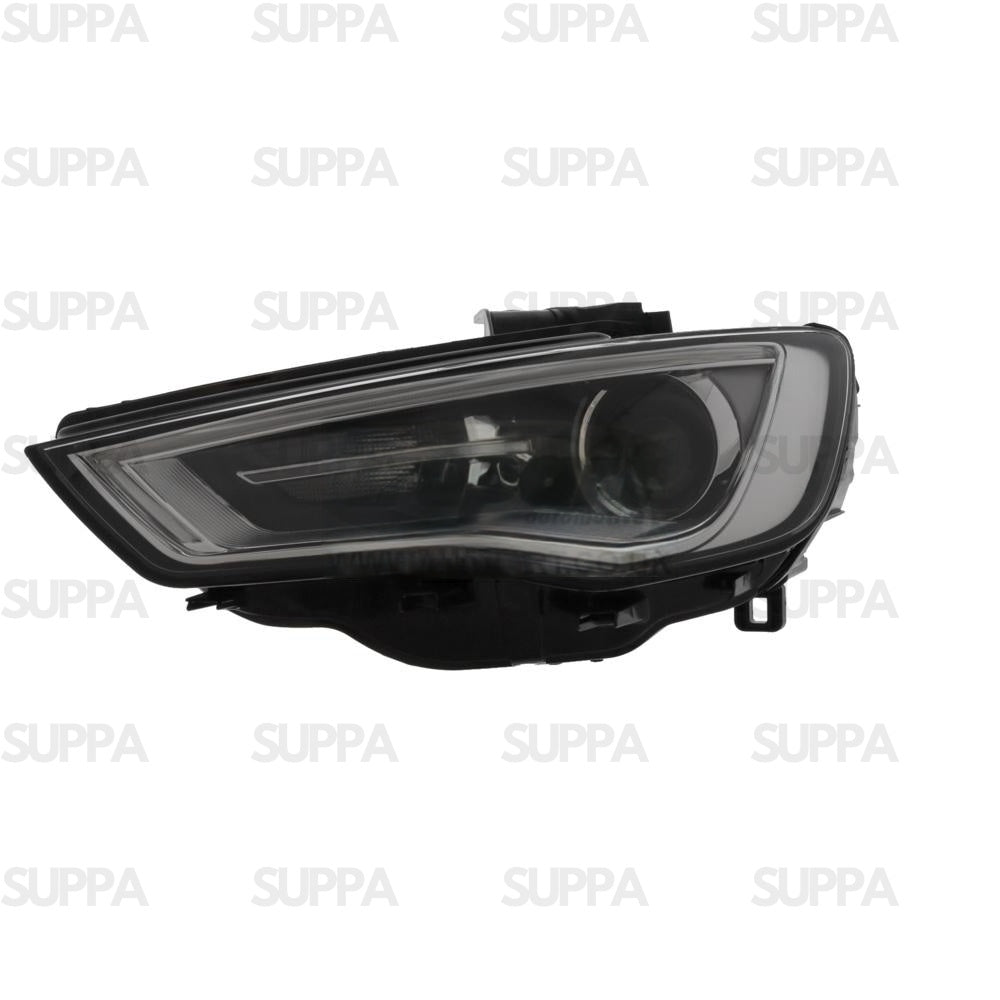 AUDI A3 2013-2016 HEADLAMP BI XENON BLACK LED DRL RIGHT 8V0941005D 8V0941044D